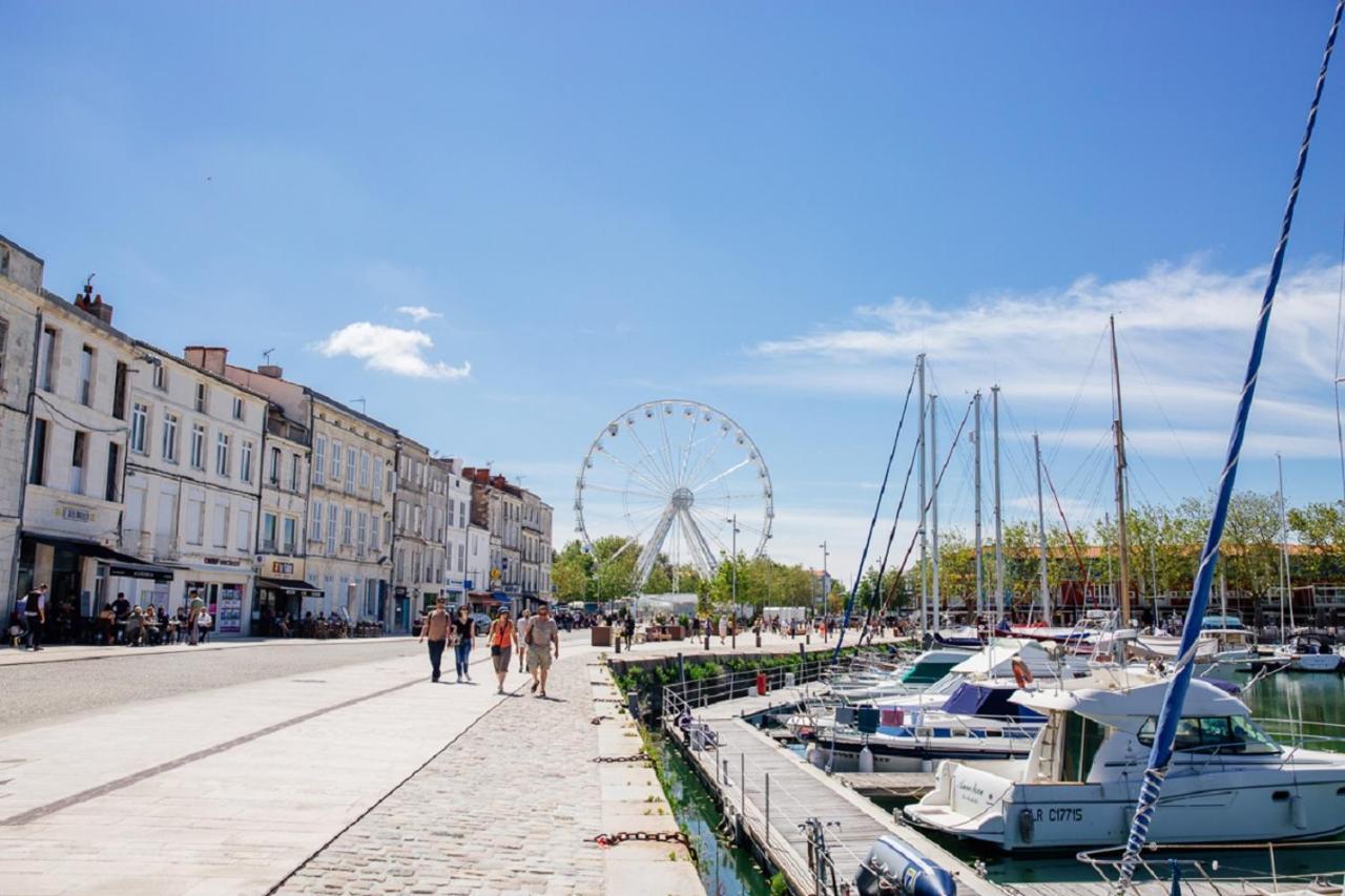 Ferienwohnung Charmant Cocon Iode Cosy Equipe, Baigne De Lumiere, Situe Au Coeur De La Rochelle A 1Min A Pied Du Marche Central Avec Tv Et Wifi Exterior foto